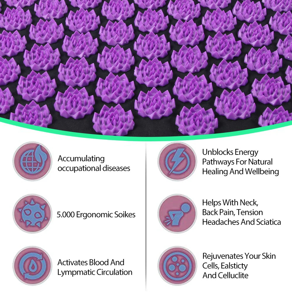 Acupressure Spike Mat & Cushion