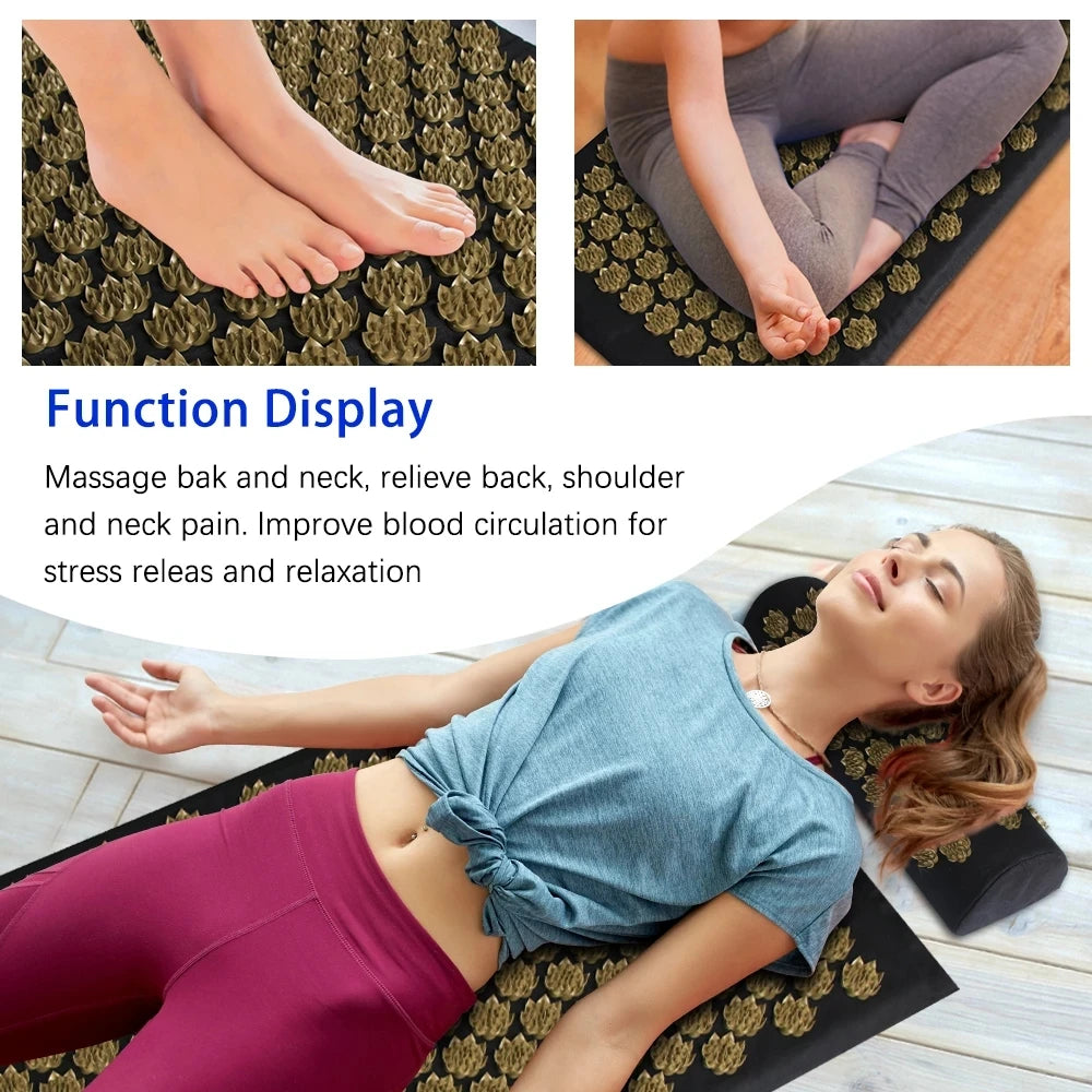 Acupressure Spike Mat & Cushion