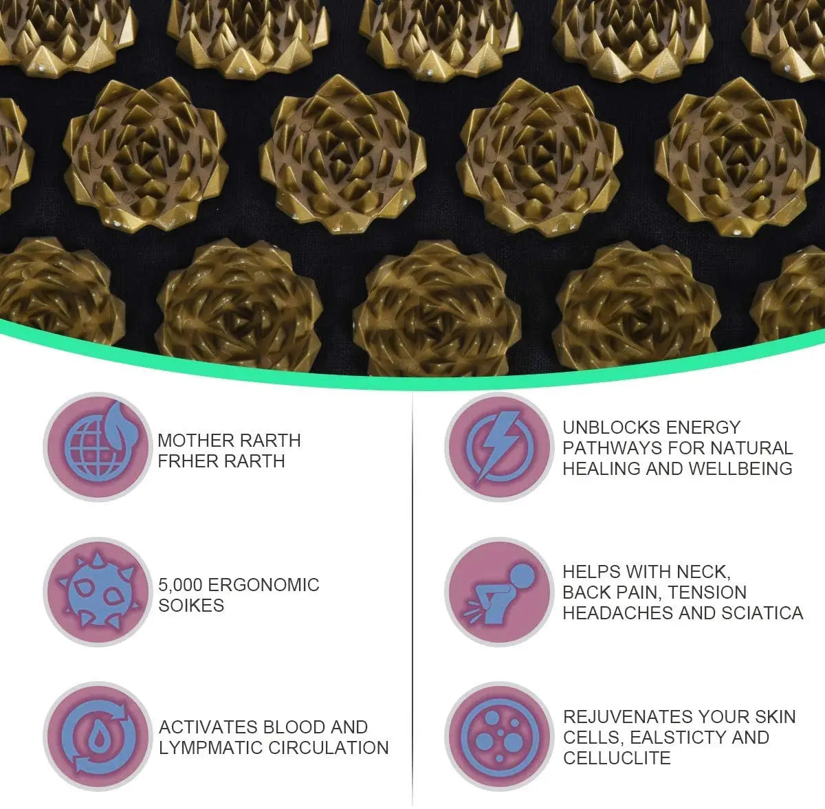 Acupressure Spike Mat & Cushion