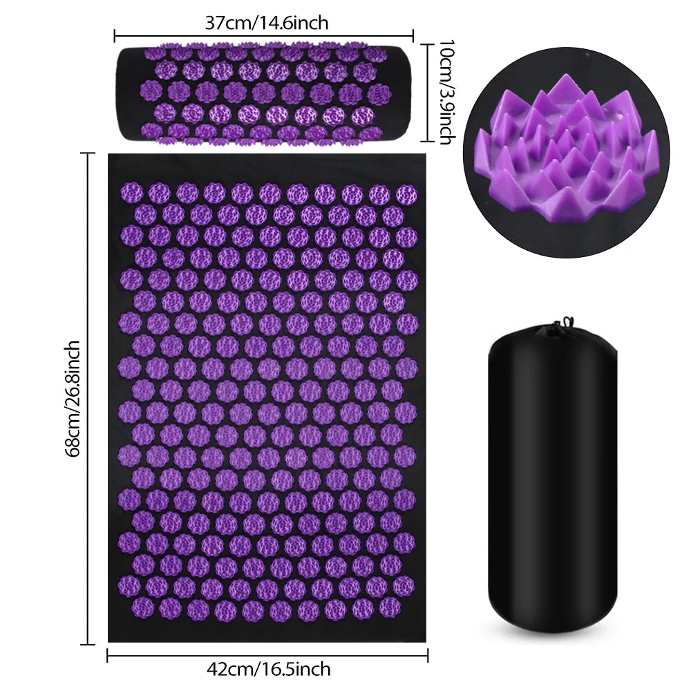 Acupressure Spike Mat & Cushion