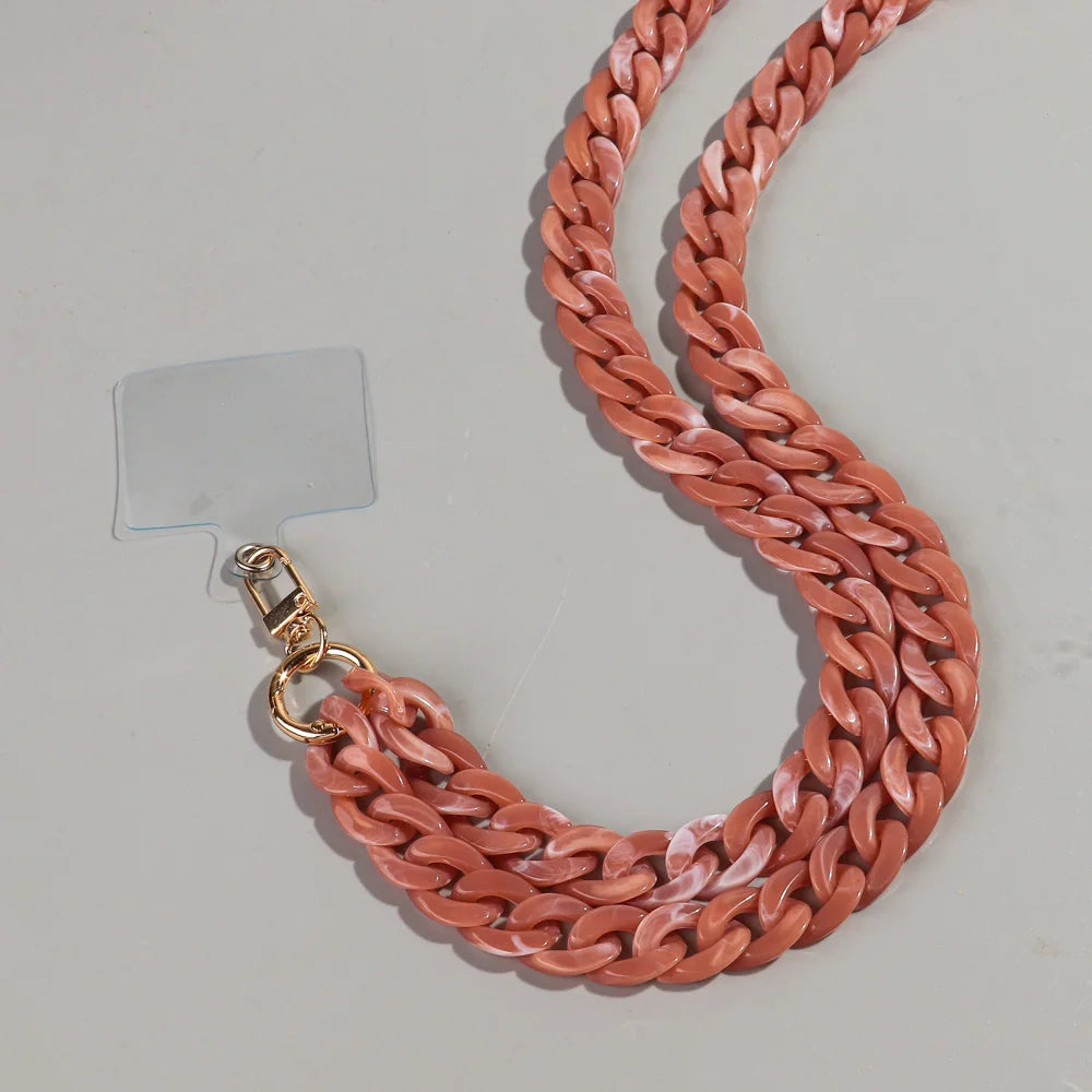 Get CHAIN Happy — Acrylic Bevel Phone Lanyard 120cm