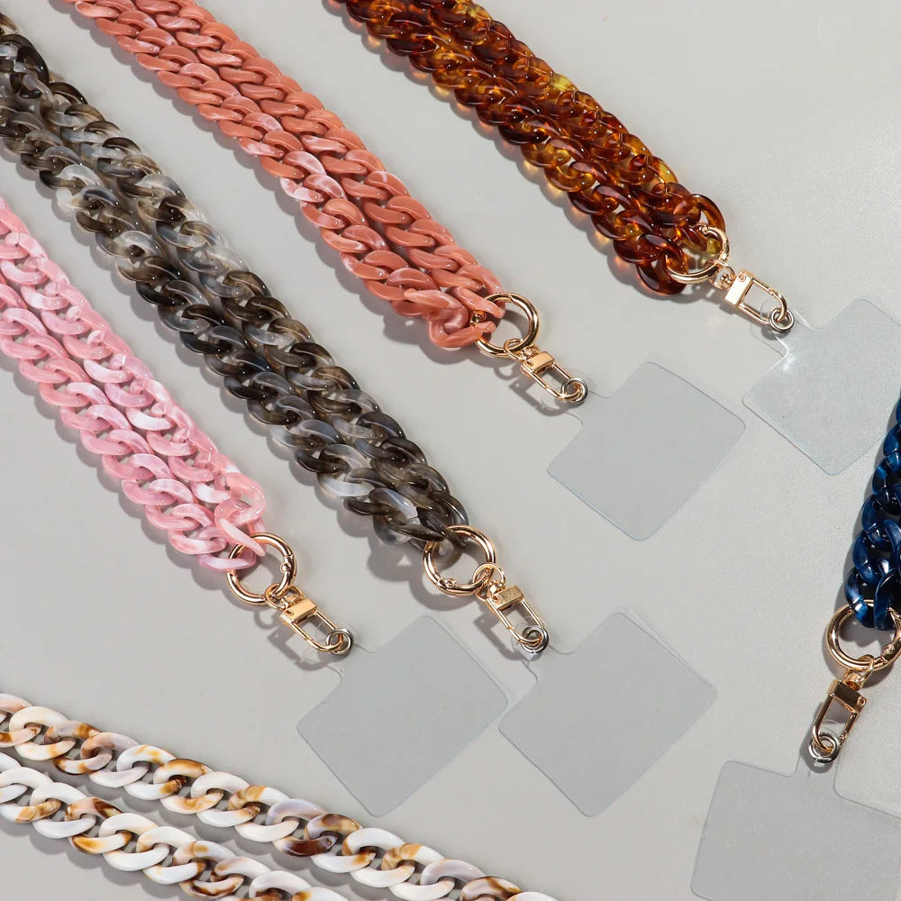 Get CHAIN Happy — Acrylic Bevel Phone Lanyard 120cm