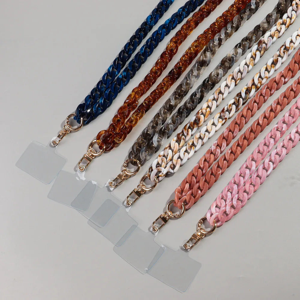 Get CHAIN Happy — Acrylic Bevel Phone Lanyard 120cm