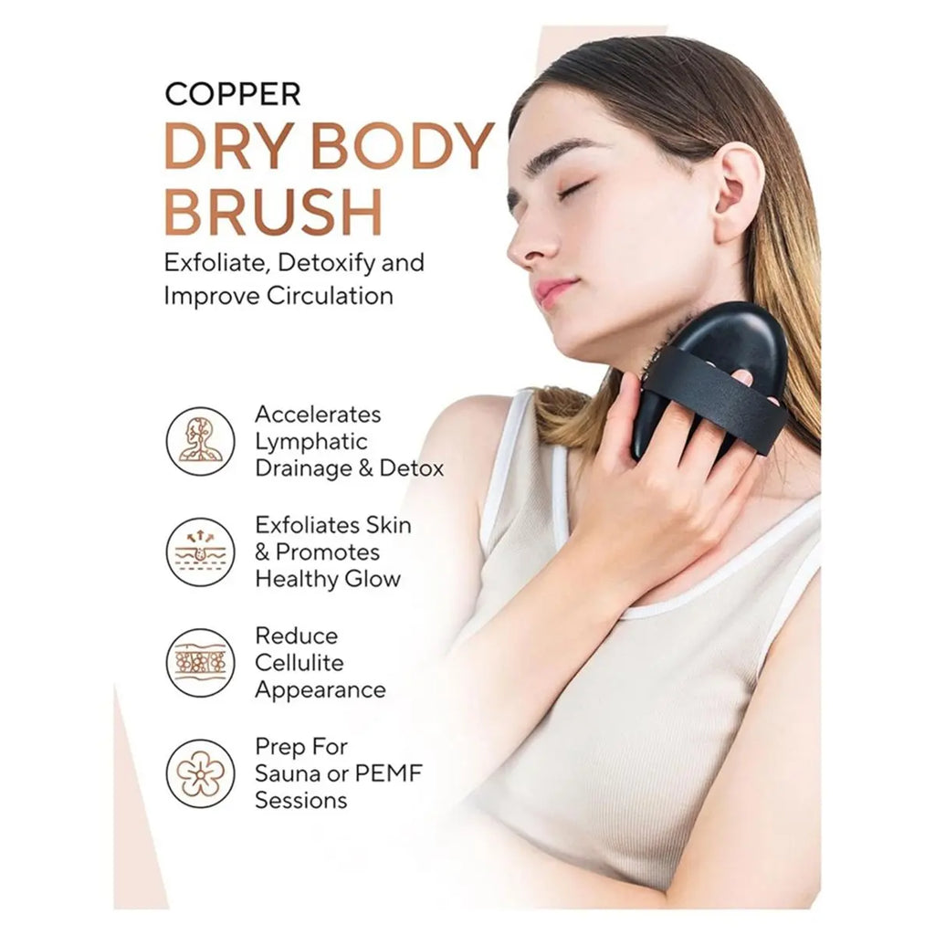 Copper Glow Body Brush – Dry Brushing & Lymphatic Support