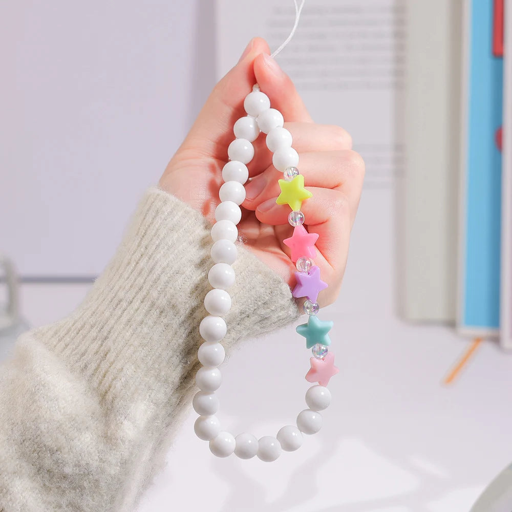 Get CHERRY Happy — Cherry Charm Beaded Phone Wrist Strap