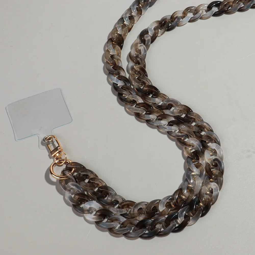 Get CHAIN Happy — Acrylic Bevel Phone Lanyard 120cm
