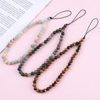 Get NATURAL Happy - Natural Stone Bead Phone Wrist Strap