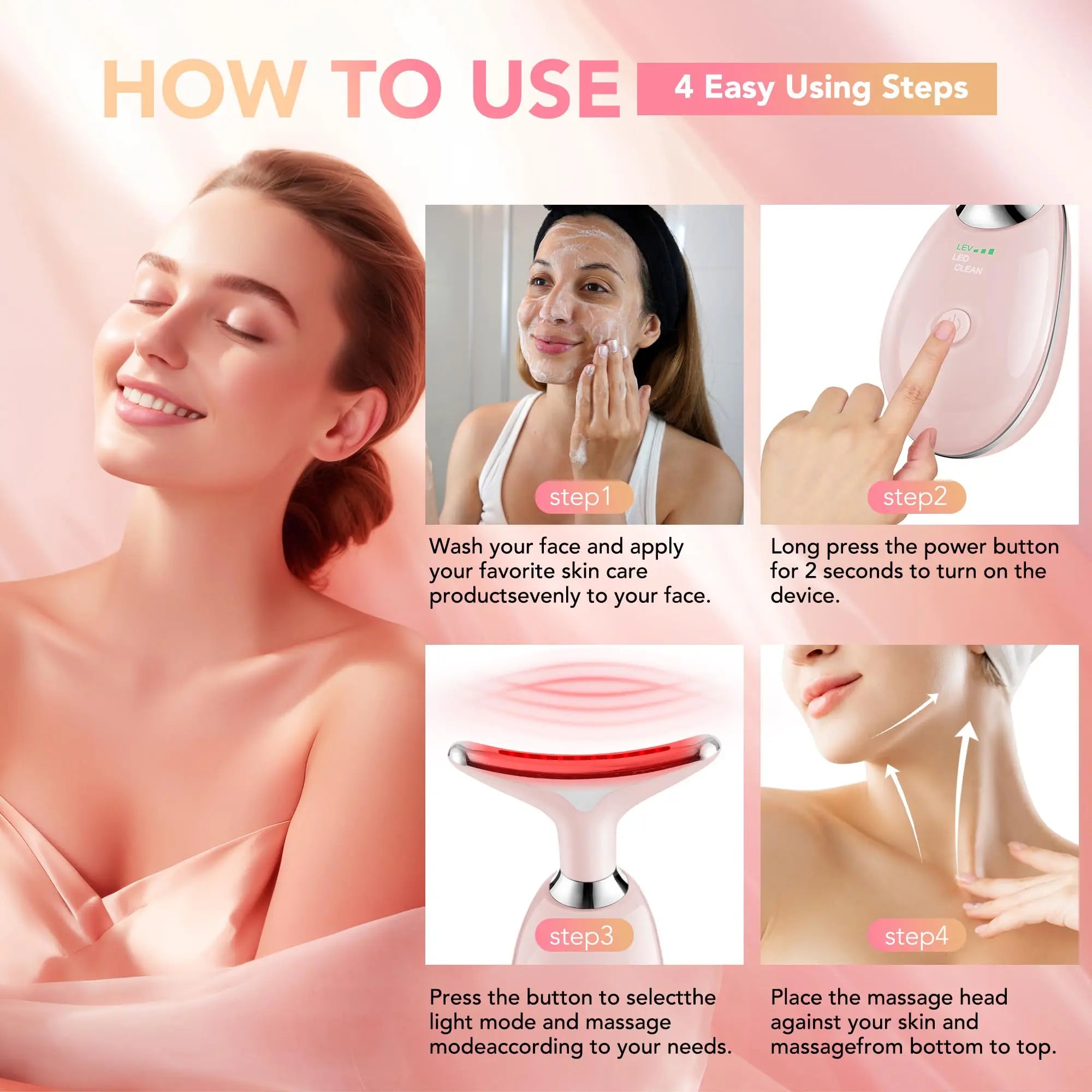 Red Light LED Wand