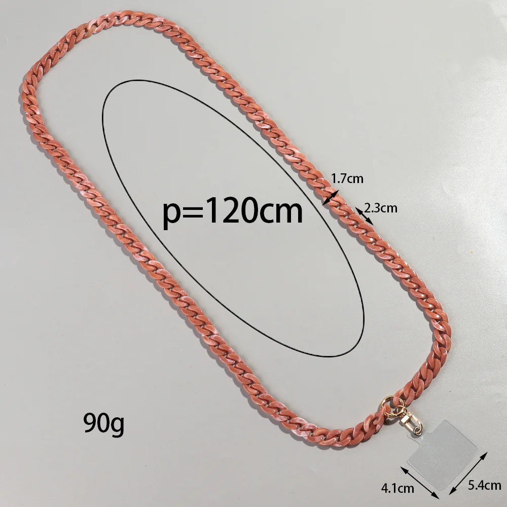 Get CHAIN Happy — Acrylic Bevel Phone Lanyard 120cm