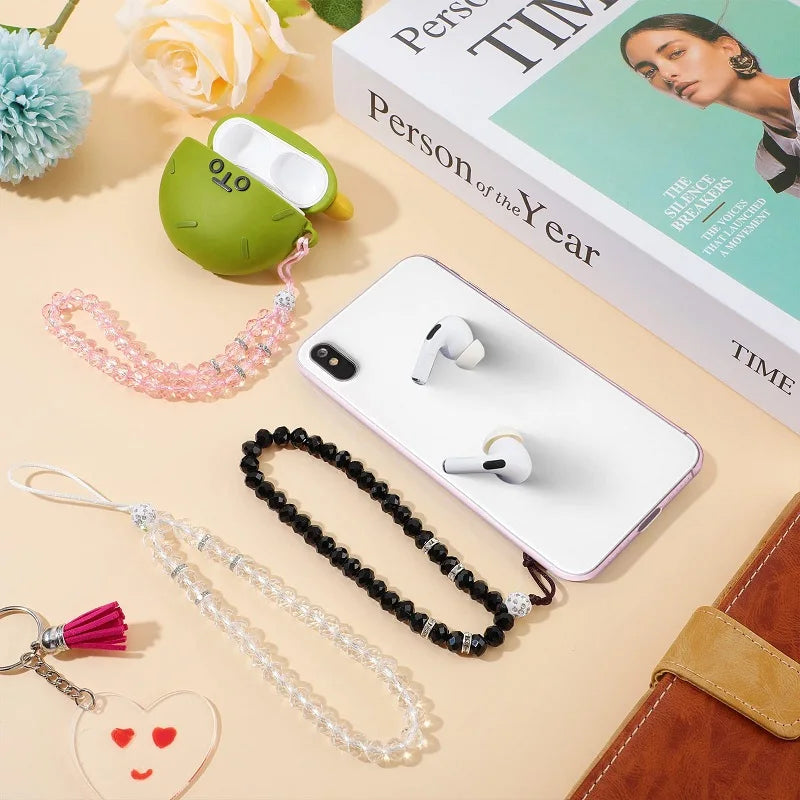 Get SPARKLE Happy — Crystal Bead Phone Wrist Strap