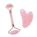 Rose Quartz Gua Sha & Face Roller Set