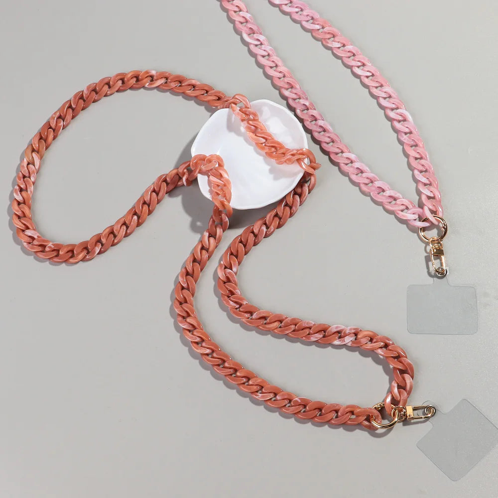 Get CHAIN Happy — Acrylic Bevel Phone Lanyard 120cm