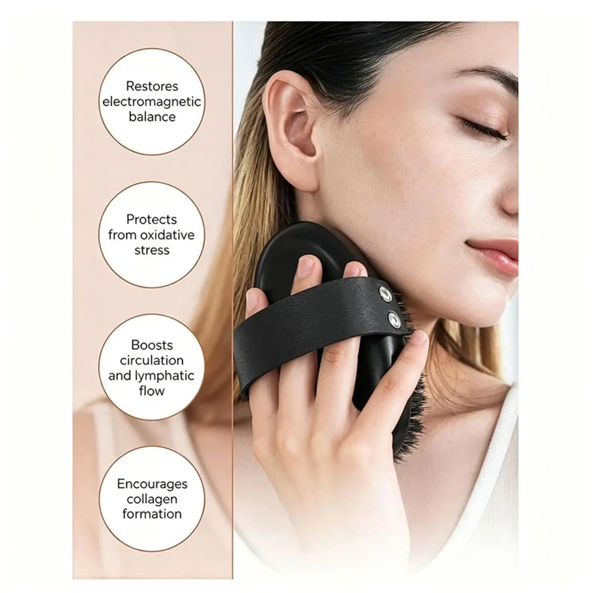 Copper Glow Body Brush – Dry Brushing & Lymphatic Support
