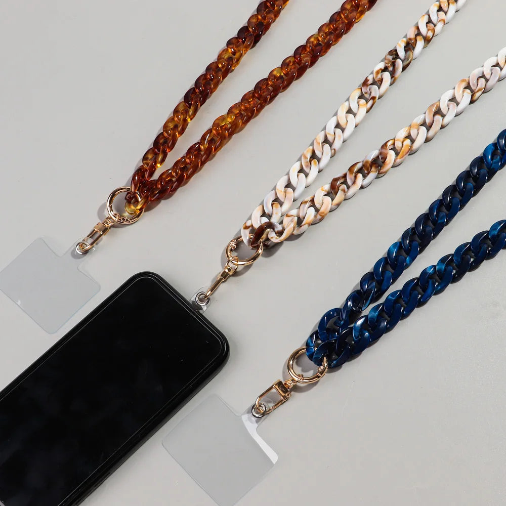 Get CHAIN Happy — Acrylic Bevel Phone Lanyard 120cm