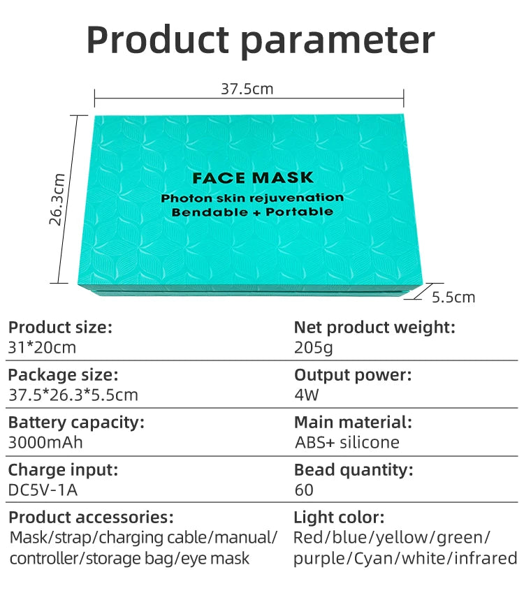 LED Face & Neck Mask — The Wellness Edit by Cassidy Collective
