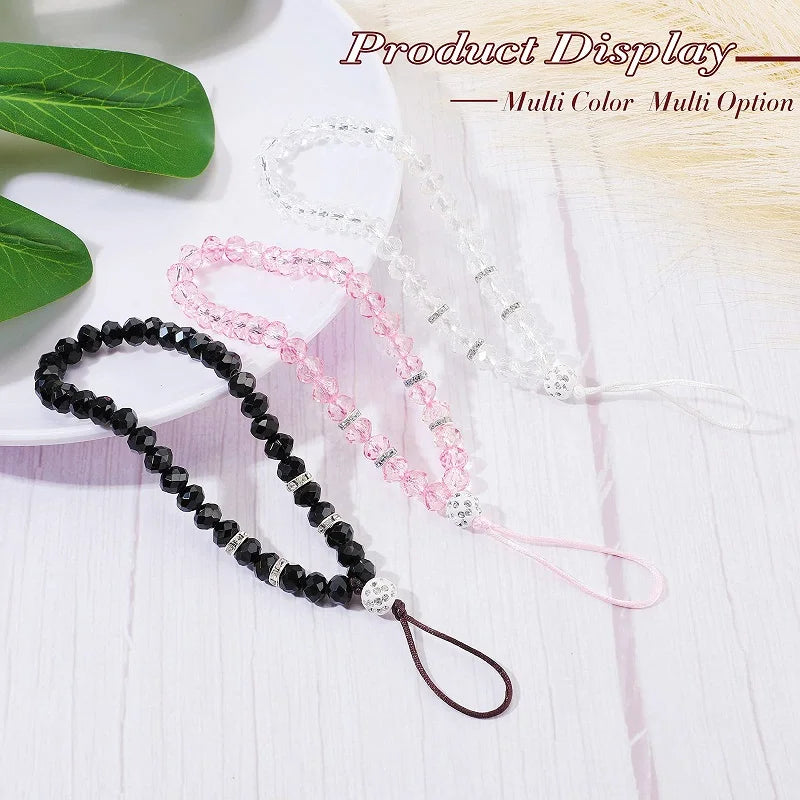 Get SPARKLE Happy — Crystal Bead Phone Wrist Strap