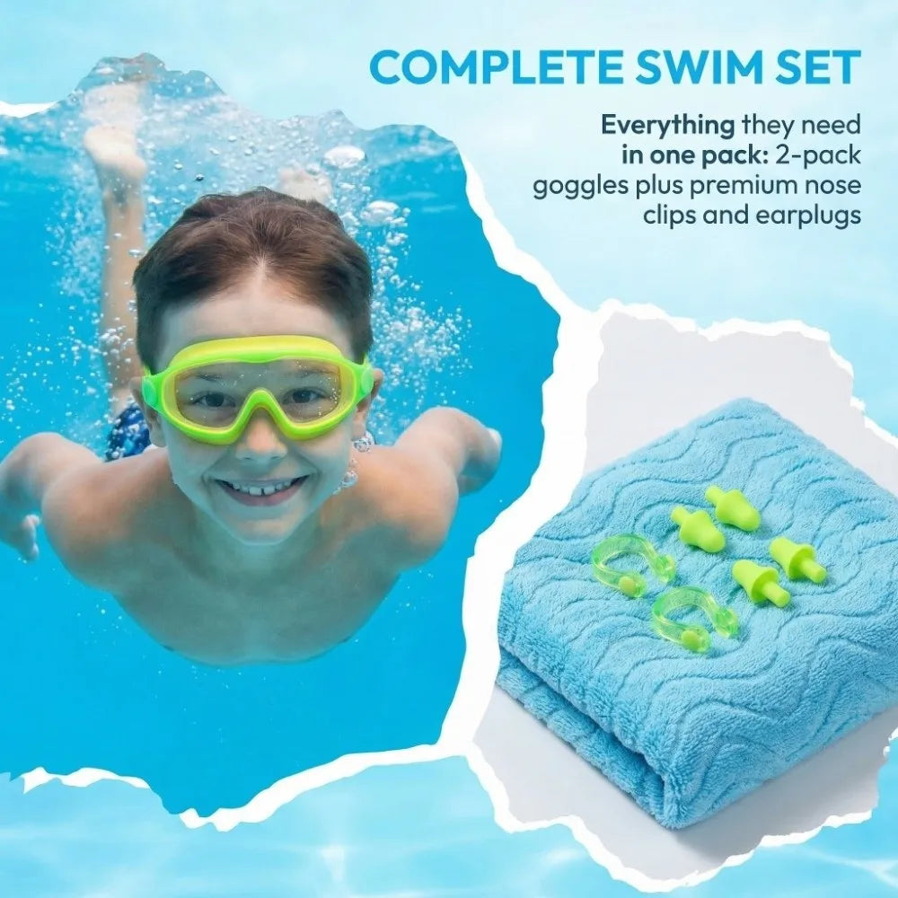 Wonder Splash Easy Clip Goggles - Anti-leak, Anti-Fog
