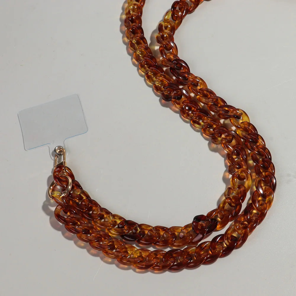 Get CHAIN Happy — Acrylic Bevel Phone Lanyard 120cm