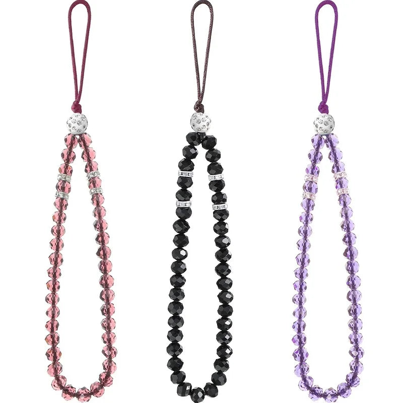 Get SPARKLE Happy — Crystal Bead Phone Wrist Strap
