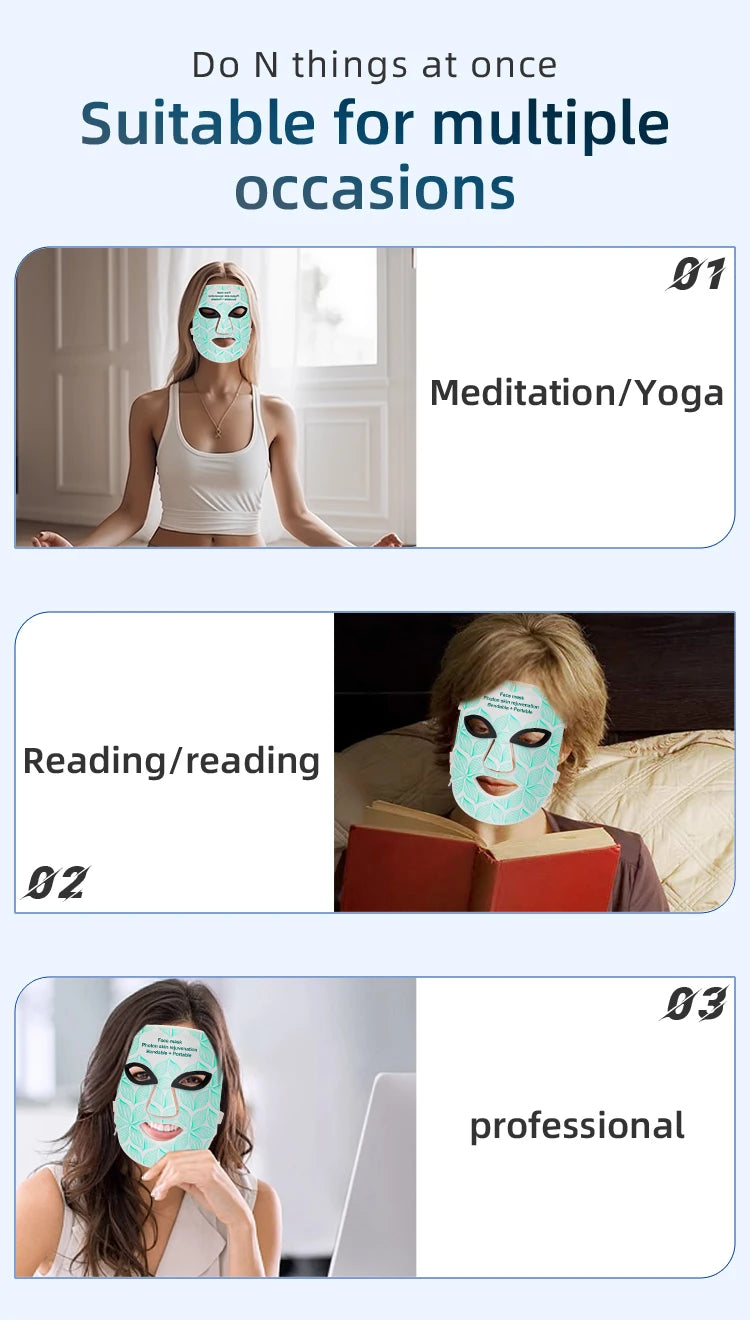 LED Face & Neck Mask — The Wellness Edit by Cassidy Collective