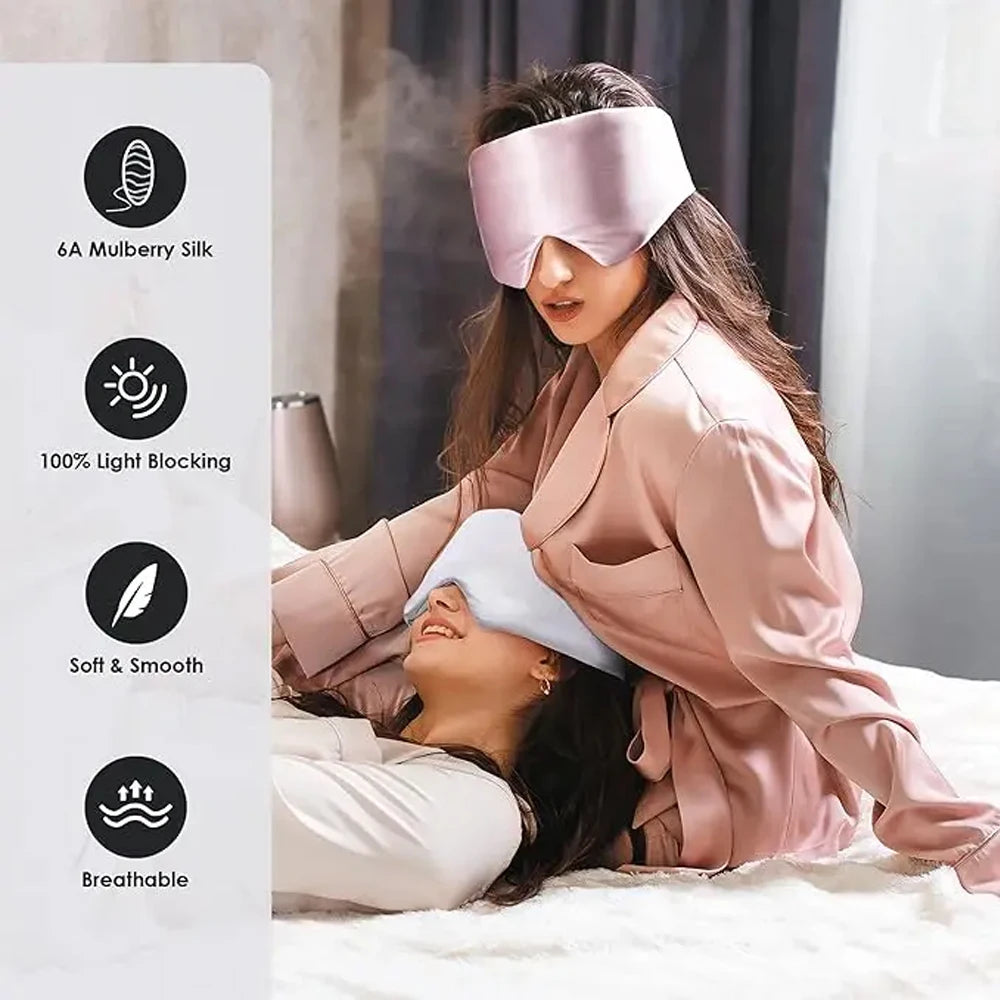 Mulberry Silk Sleep Mask — The Wellness Edit by Cassidy Collective