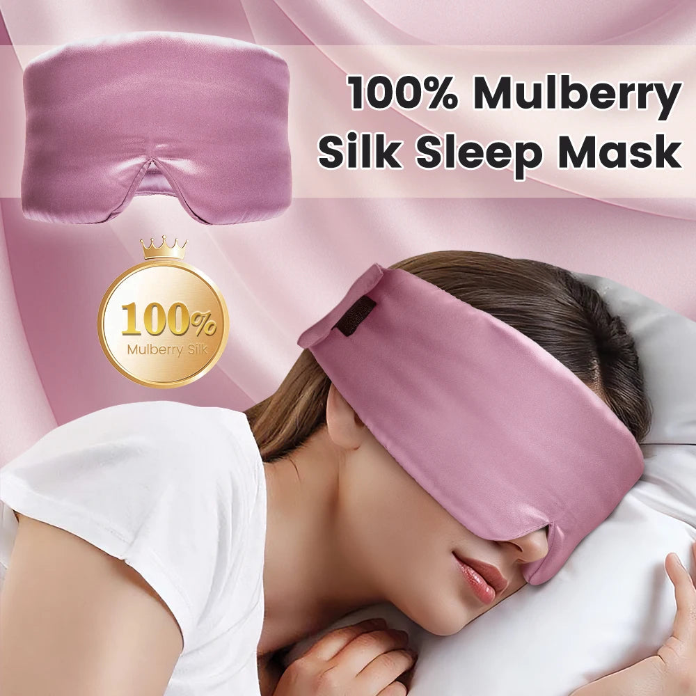 Mulberry Silk Sleep Mask — The Wellness Edit by Cassidy Collective