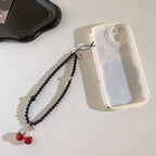 Get CHERRY Happy - Cherry Charm Beaded Phone Wrist Strap