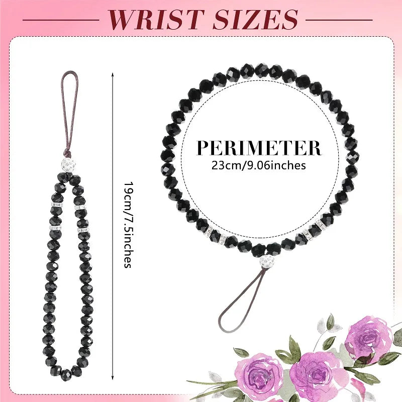 Get SPARKLE Happy — Crystal Bead Phone Wrist Strap