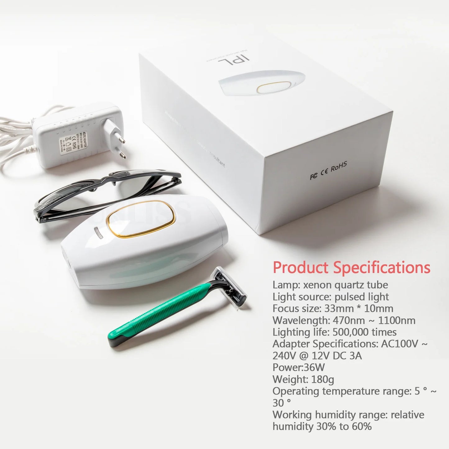 IPL Laser Hair Removal Device — The Wellness Edit by Cassidy Collective