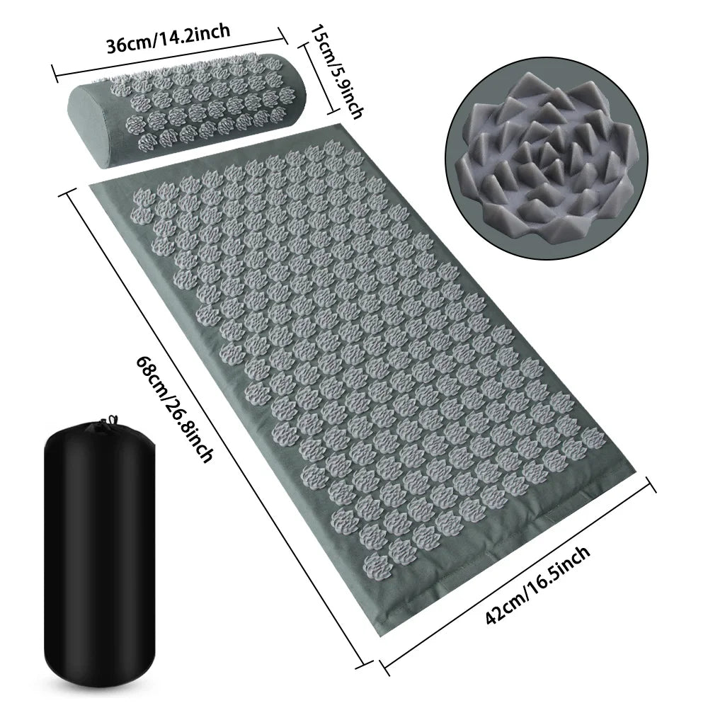 Acupressure Spike Mat & Cushion