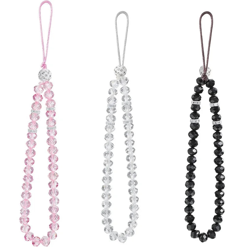Get SPARKLE Happy — Crystal Bead Phone Wrist Strap